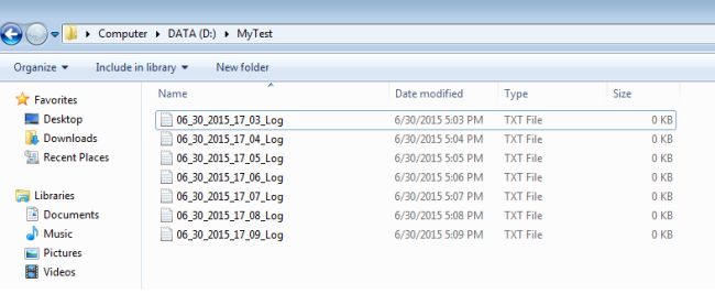 generating text files